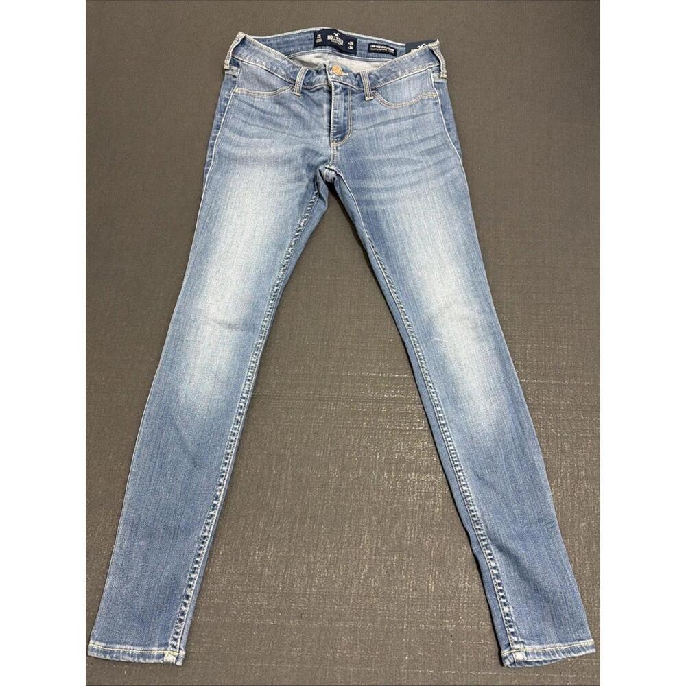 Hollister Low Rise Jean Legging womens 3S 26x26 blue jegging stretch denim